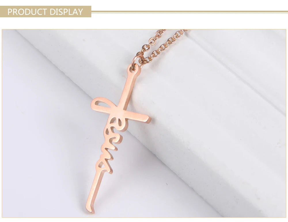 Skyrim Cross Pendant Necklace