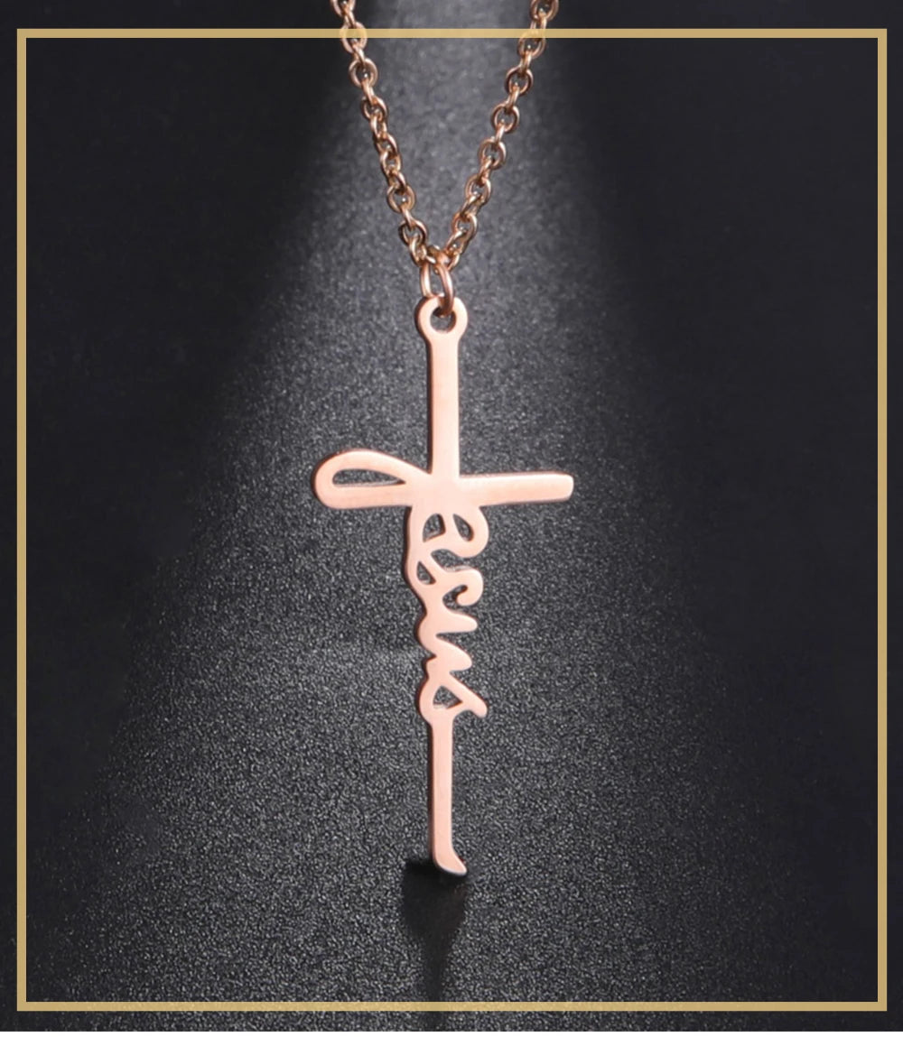 Skyrim Cross Pendant Necklace