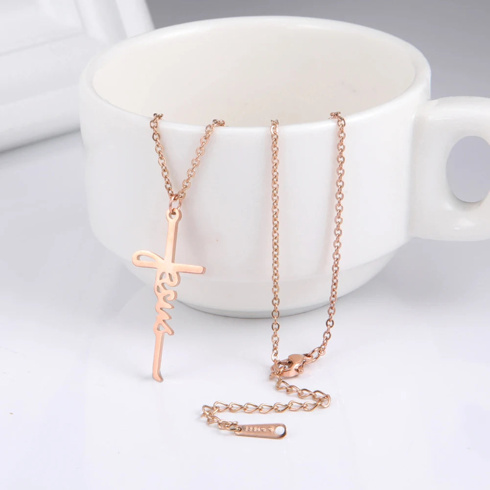 Skyrim Cross Pendant Necklace