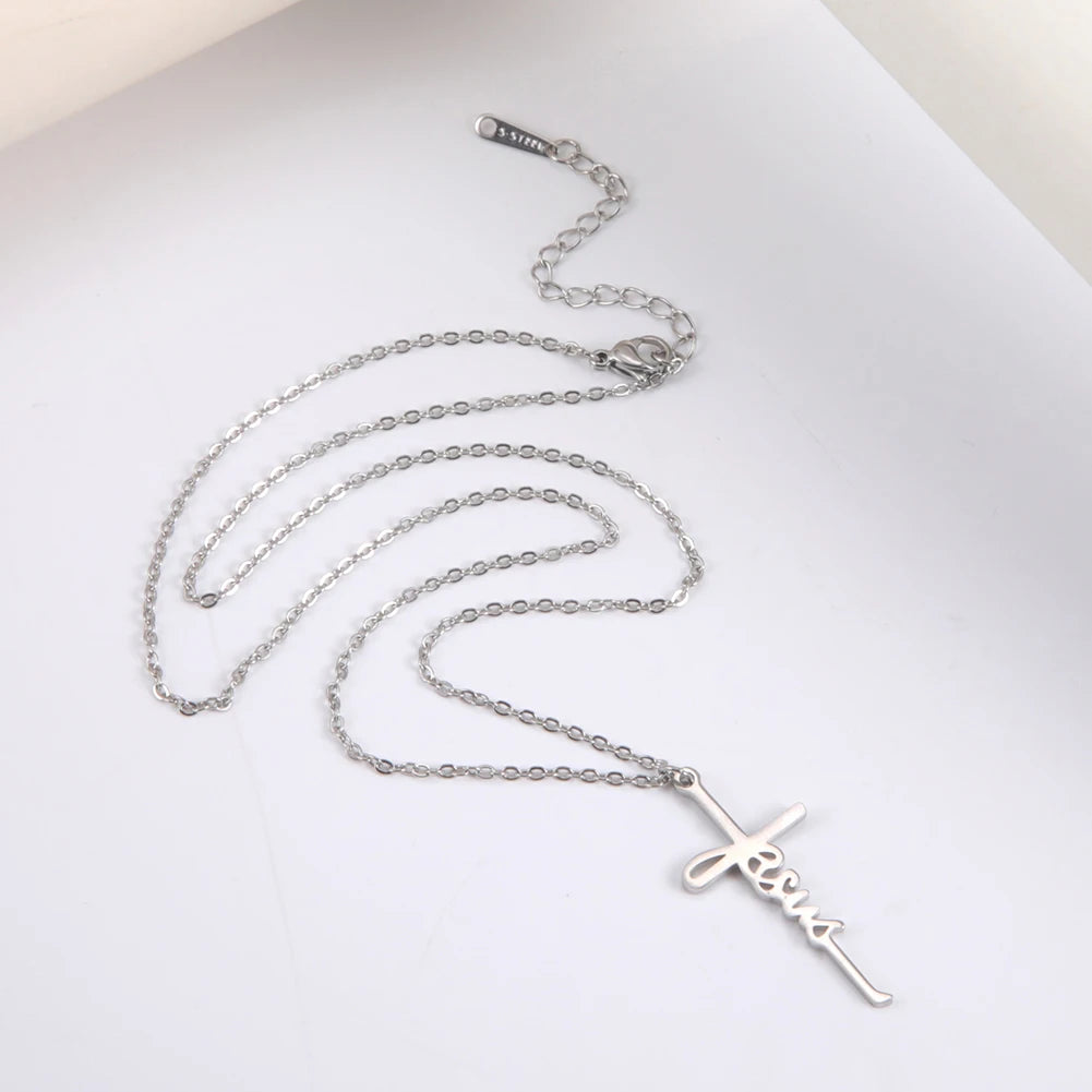 Skyrim Cross Pendant Necklace