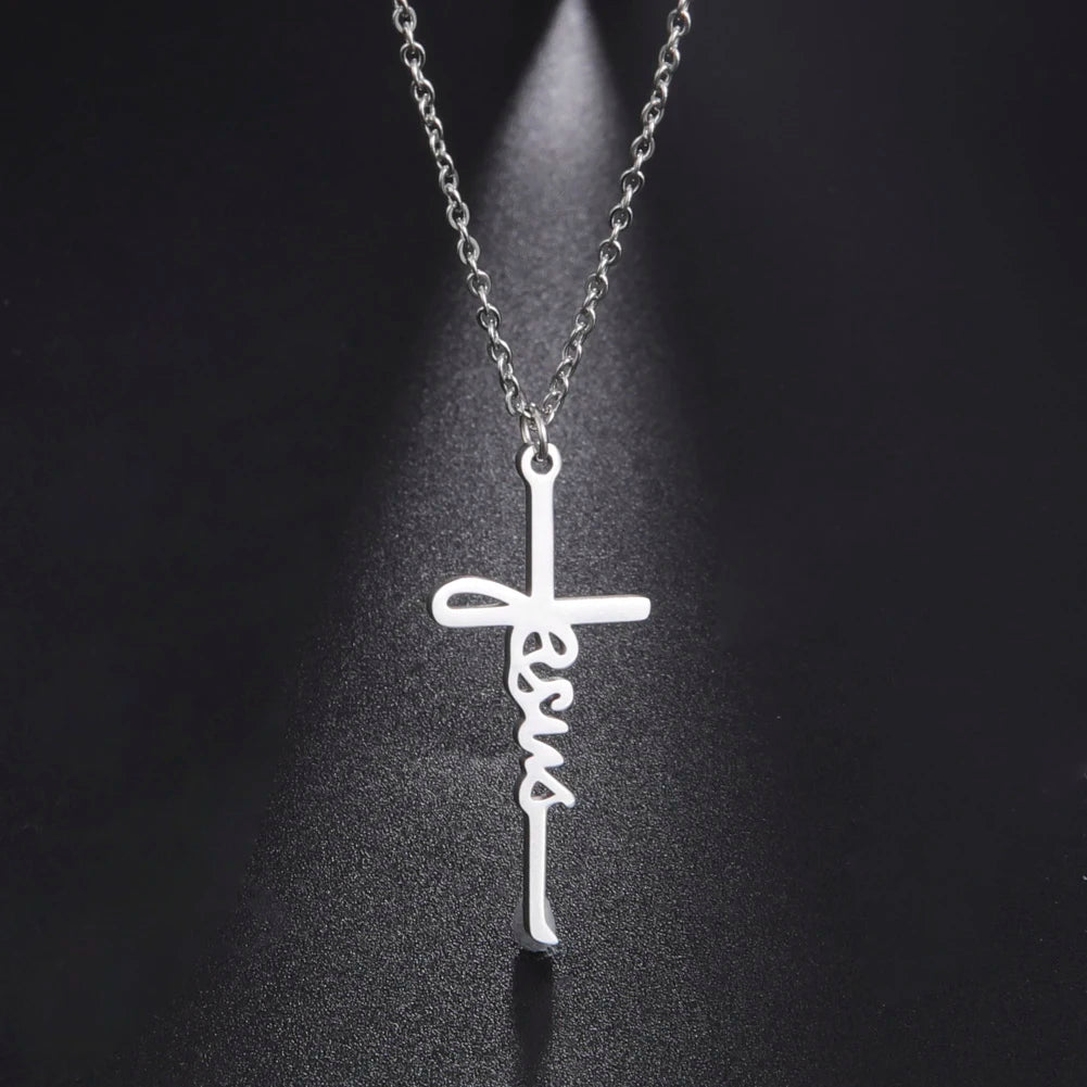 Skyrim Cross Pendant Necklace