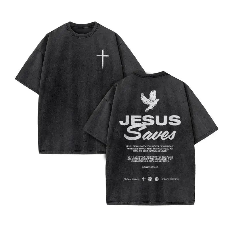 Jesus Vintage Oversized Tee
