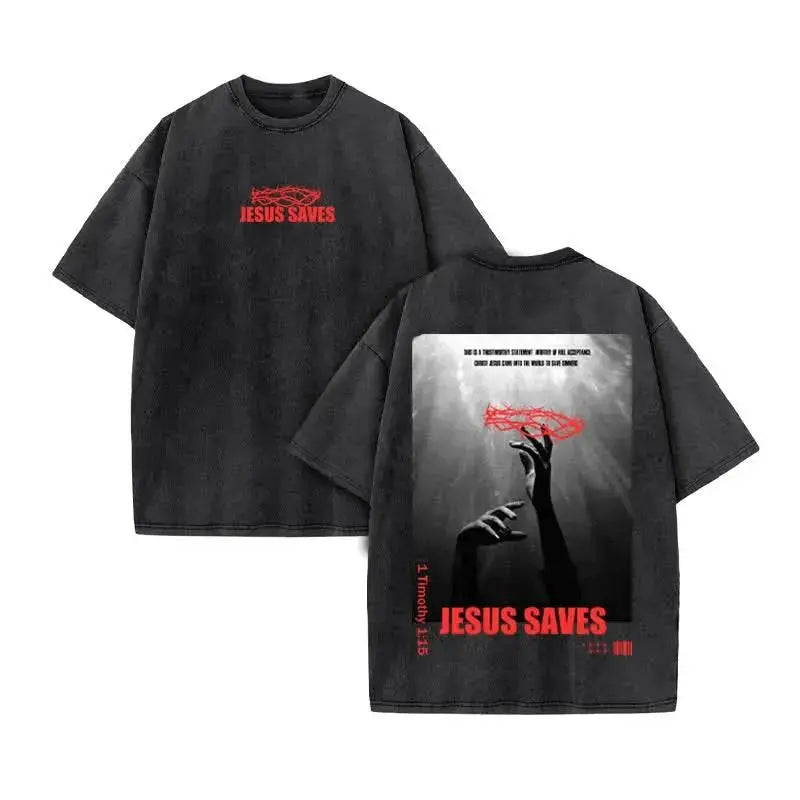 Jesus Vintage Oversized Tee