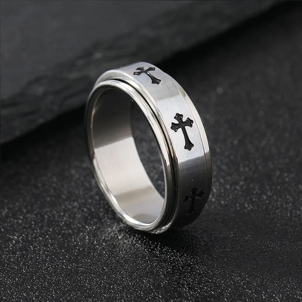 Rotatable Metal Cross Ring