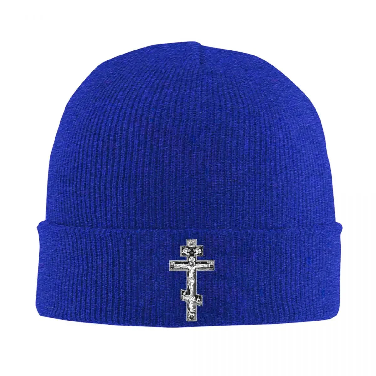 Orthodox Cross Knit Beanie