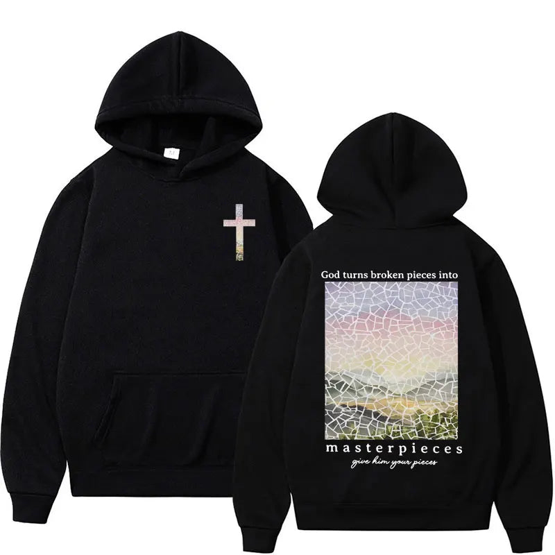 Cross Snapback Baseball Hoodie