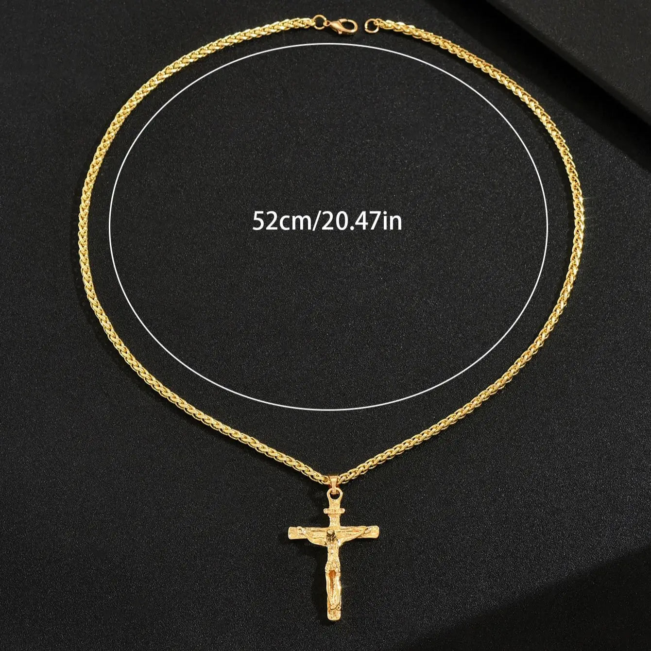 Minimalist Crucifix Pendant Necklace