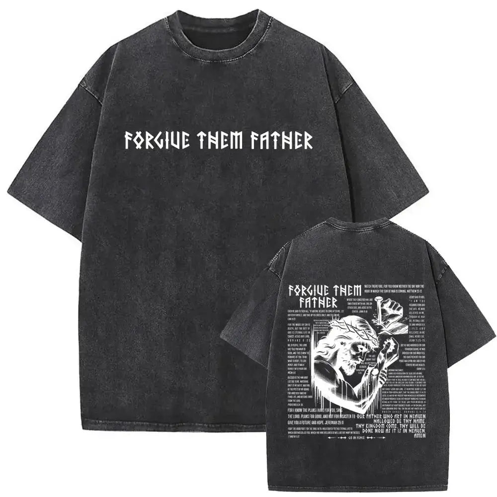 Jesus Gothic Oversized Tee