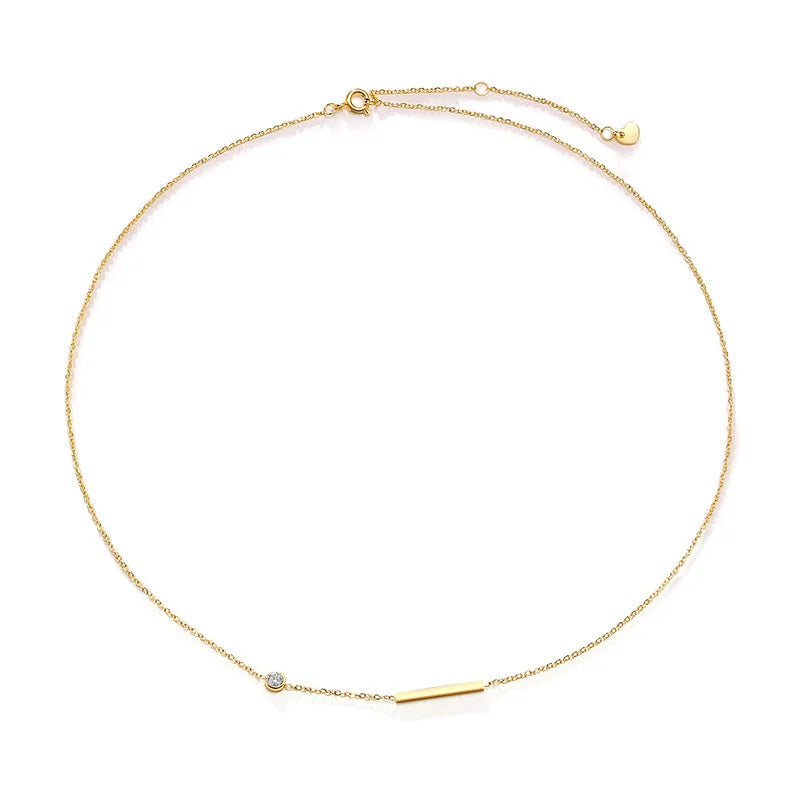 Sideways Cross Necklace