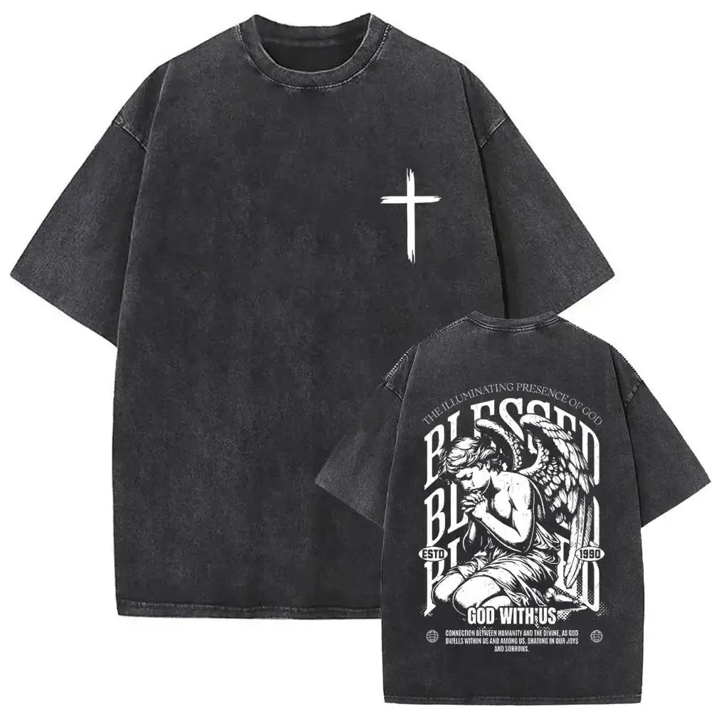 Jesus Gothic Oversized Tee