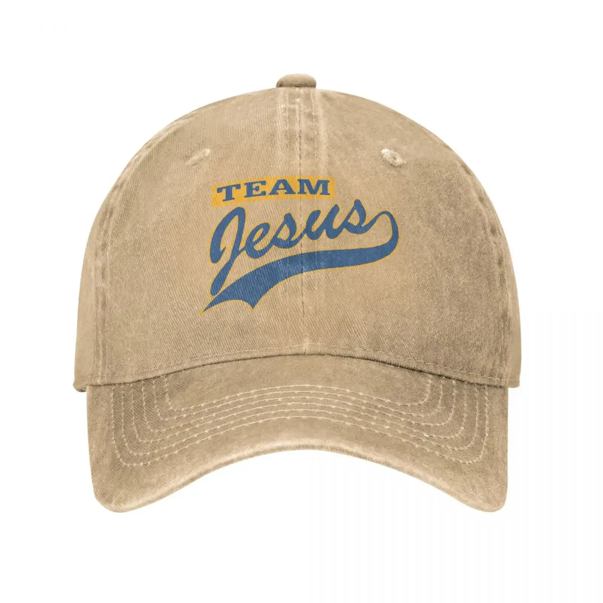 Jesus Team Denim Baseball Cap