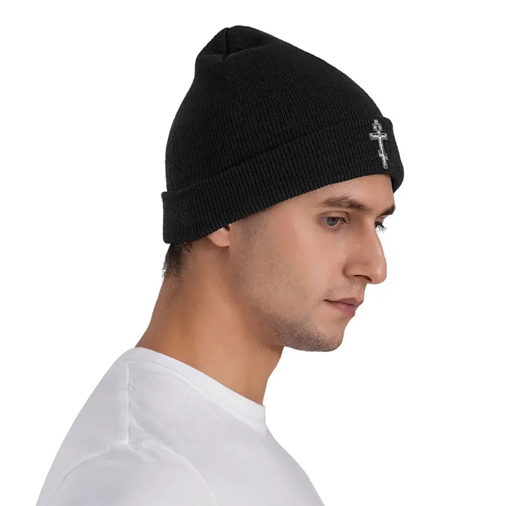 Orthodox Cross Knit Beanie