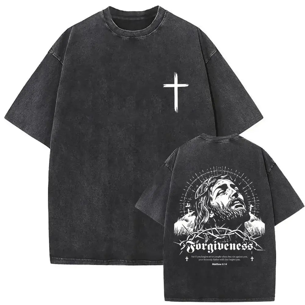 Jesus Gothic Oversized Tee