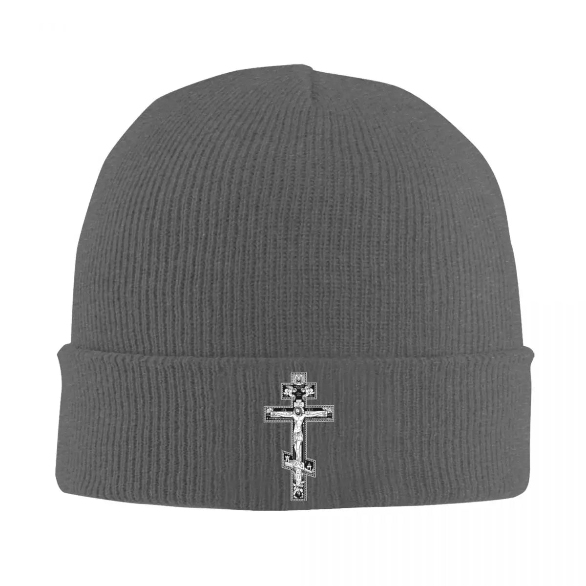 Orthodox Cross Knit Beanie
