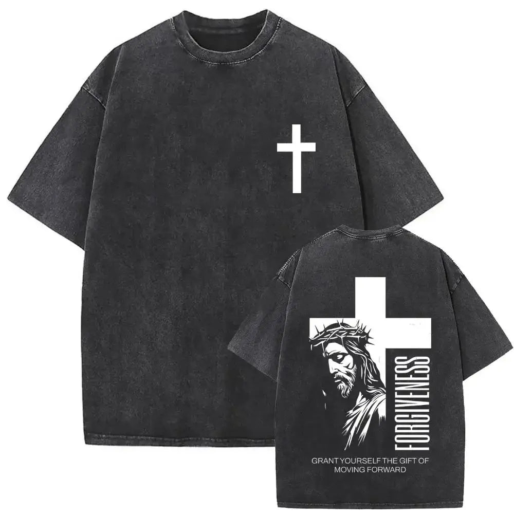 Jesus Gothic Oversized Tee