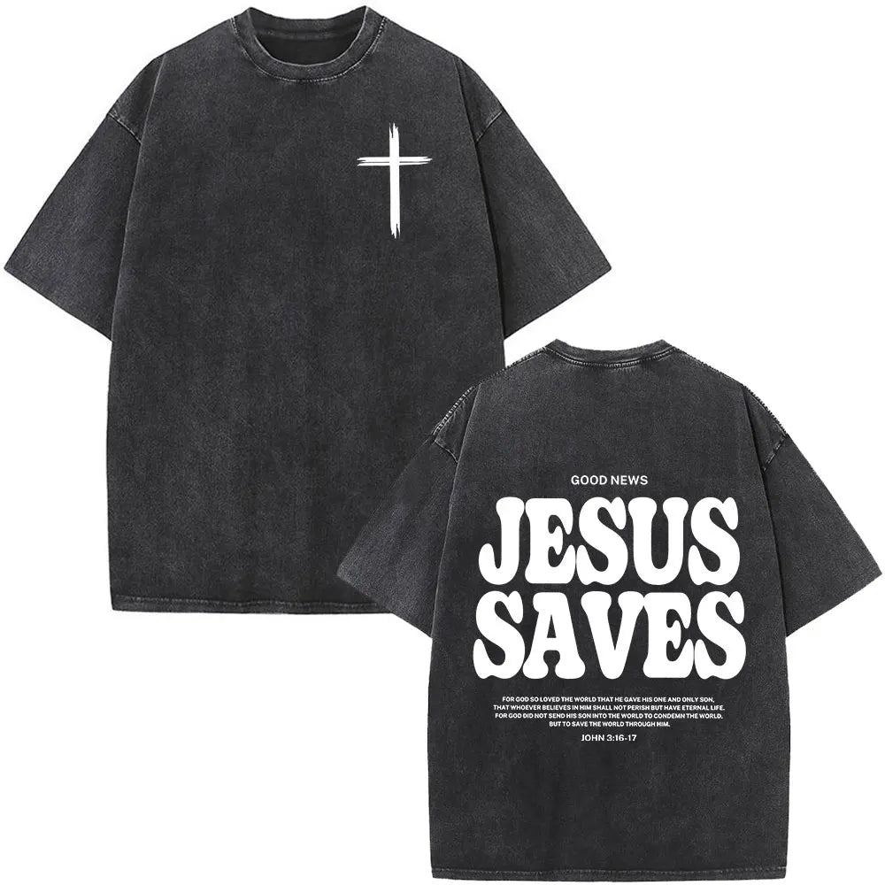 Retro Jesus Oversized Tee