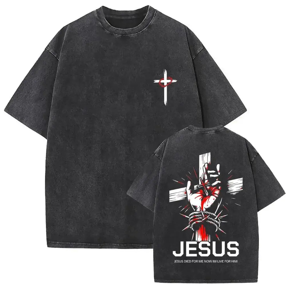 Jesus Gothic Oversized Tee