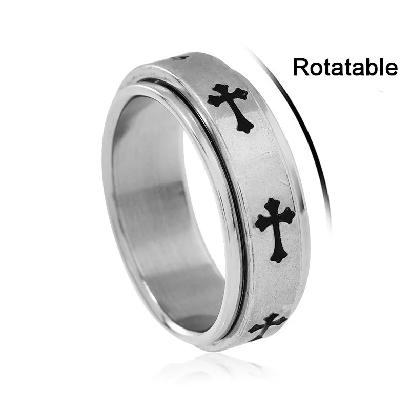 Rotatable Metal Cross Ring