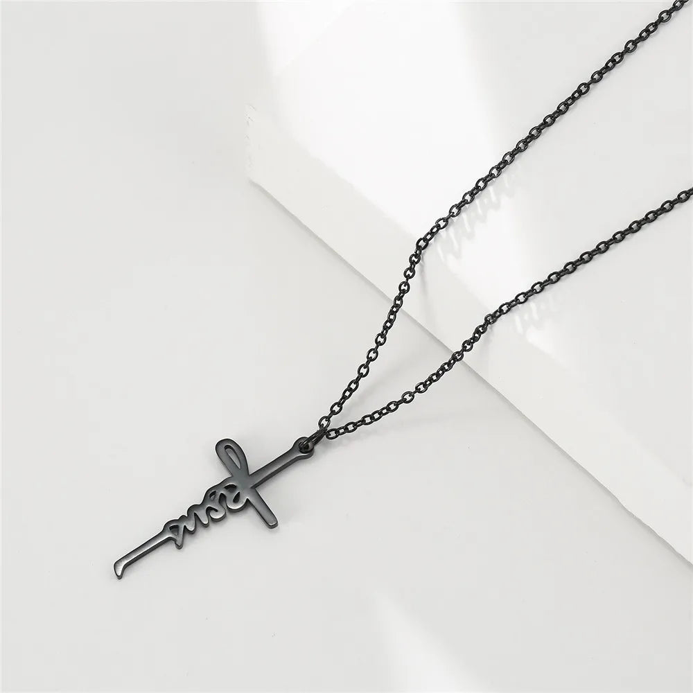 Skyrim Cross Pendant Necklace