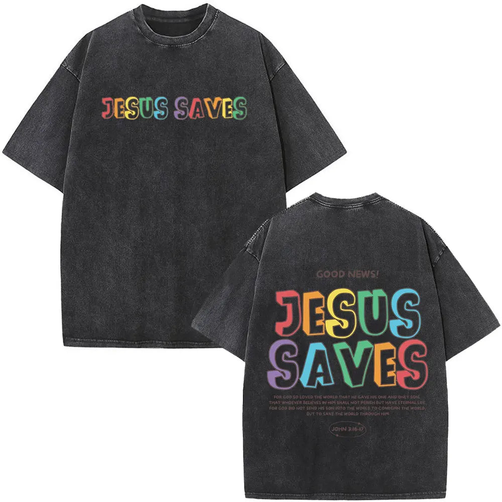 Retro Jesus Oversized Tee