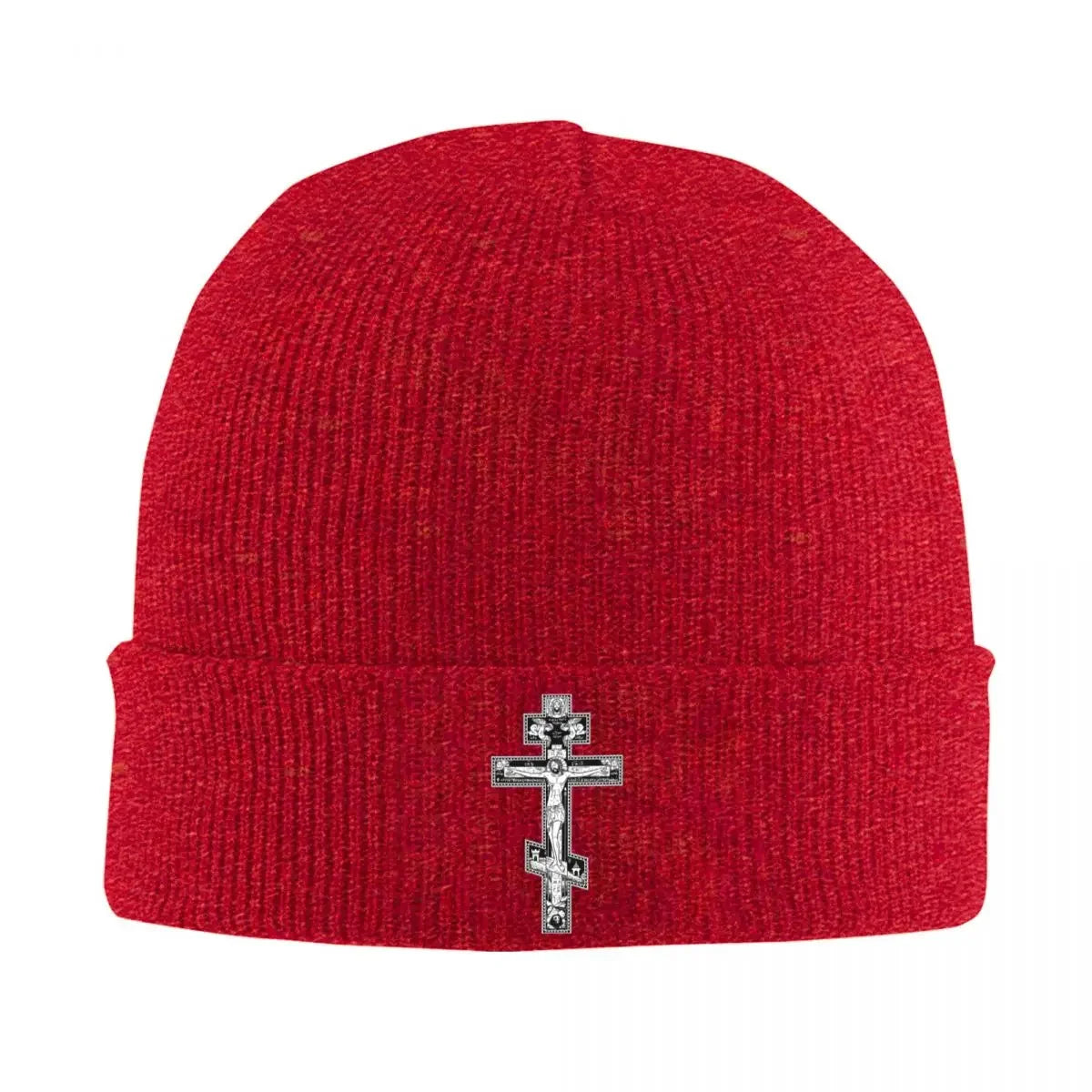 Orthodox Cross Knit Beanie