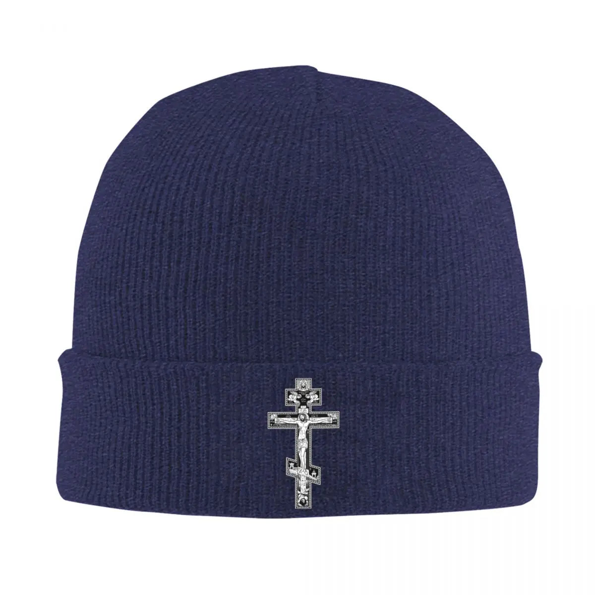 Orthodox Cross Knit Beanie
