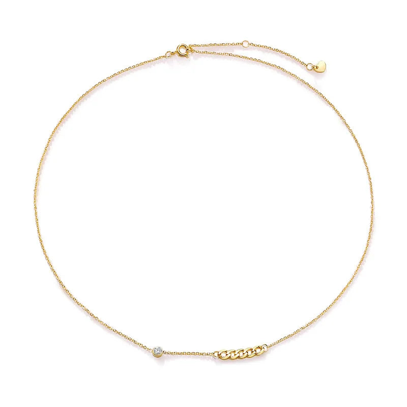 Sideways Cross Necklace